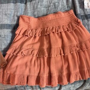ILLA ILLA Coral A-Line Ruffled Skirt